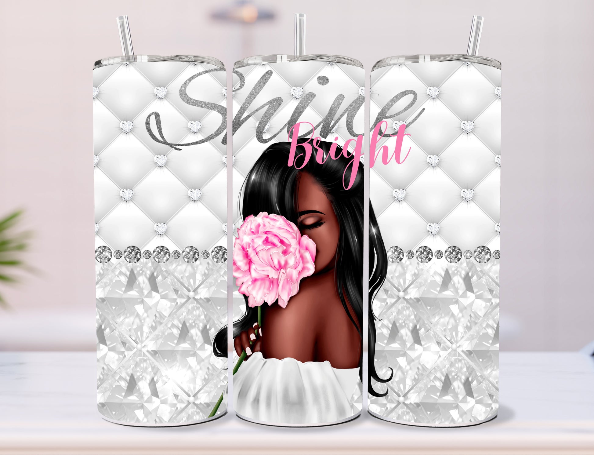 Sip in style with our beautifully crafted tumblers. Perfect for on-the-go glamour, each tumbler is a blend of functionality and flair.